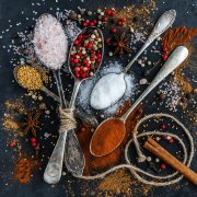 spices, samsung wallpaper, beautiful wallpaper, lock screen wallpaper, mobile wallpaper, spoons, salt, ipad wallpaper, pepper, ingredients, phone wallpaper, mobile wallpaper 4k, condiments, flavoring, background, wallpaper, iphone wallpaper